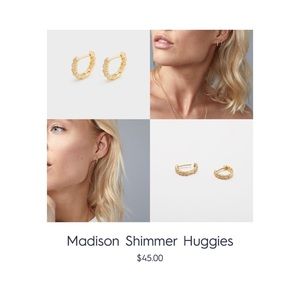 Gorjana Madison Shimmer Huggies Earrings